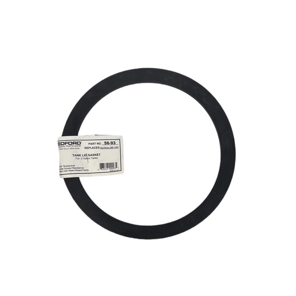 Bedford Precision Tank Lid Gasket, 2 Gallon, Stratoprene for DeVilbiss QM-1462